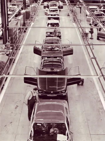 BMW továrna Dingolfing v roce 1973