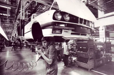 BMW továrna Dingolfing v roce 1984