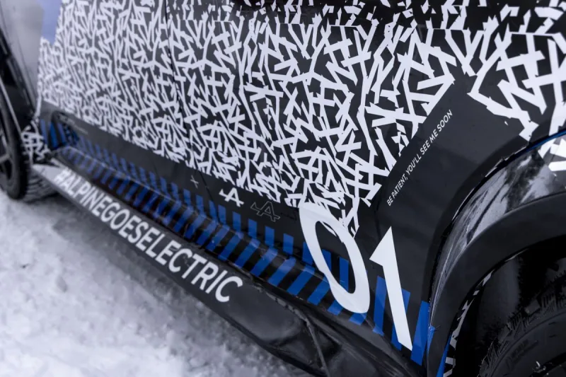 Alpine A290 - testování prototypů za polárním kruhem