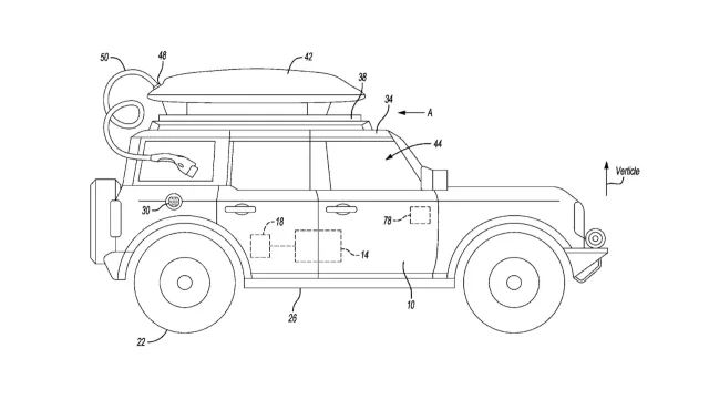 Ford si patentoval zajímavý prodlužovač dojezdu pro elektromobily. Baterii dá i na střechu