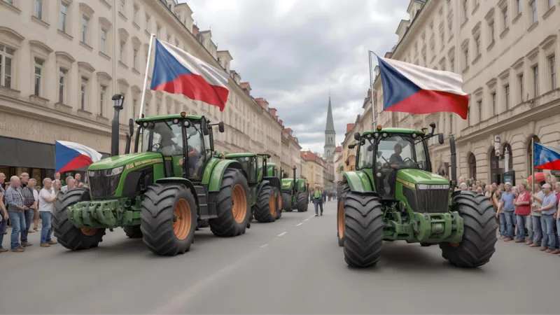 Praha už za pár dnů zažije velký dopravní kolaps. Zemědělci mají v plánu zablokovat řadu silnic