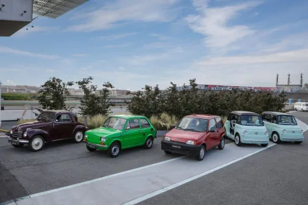 „La Pista 500“ na střeše budovy Lingotto v Turíně byla místem konání oslav 125. výročí s podtitulem „Smiling to the Future“