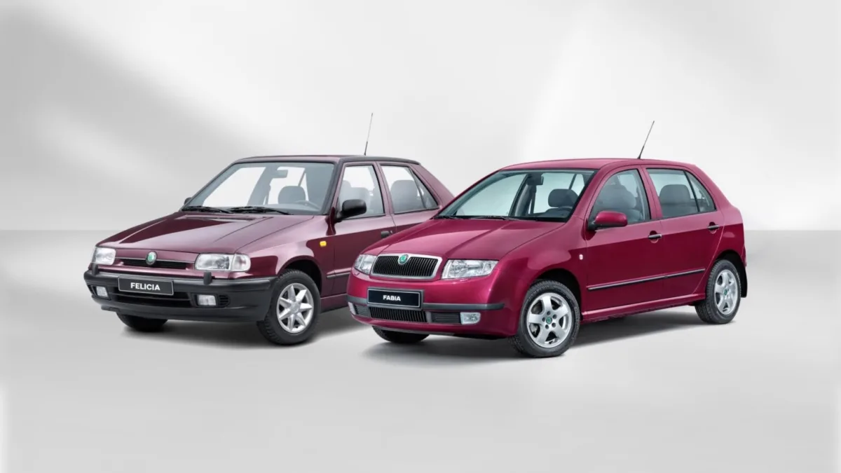 Škoda Felicia a Škoda Fabia první generace