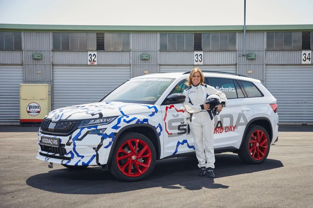 Sabine Schmitz a Škoda Kodiaq RS