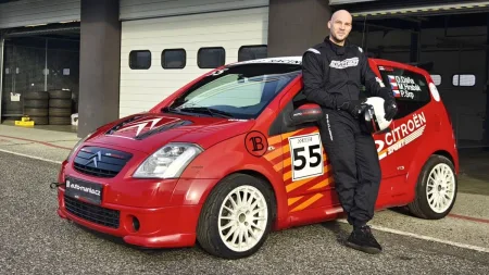 Amater Endurance Cup - listopad 2024 | Citroën C2 VTS a jeden z řidičů Pavel Srp