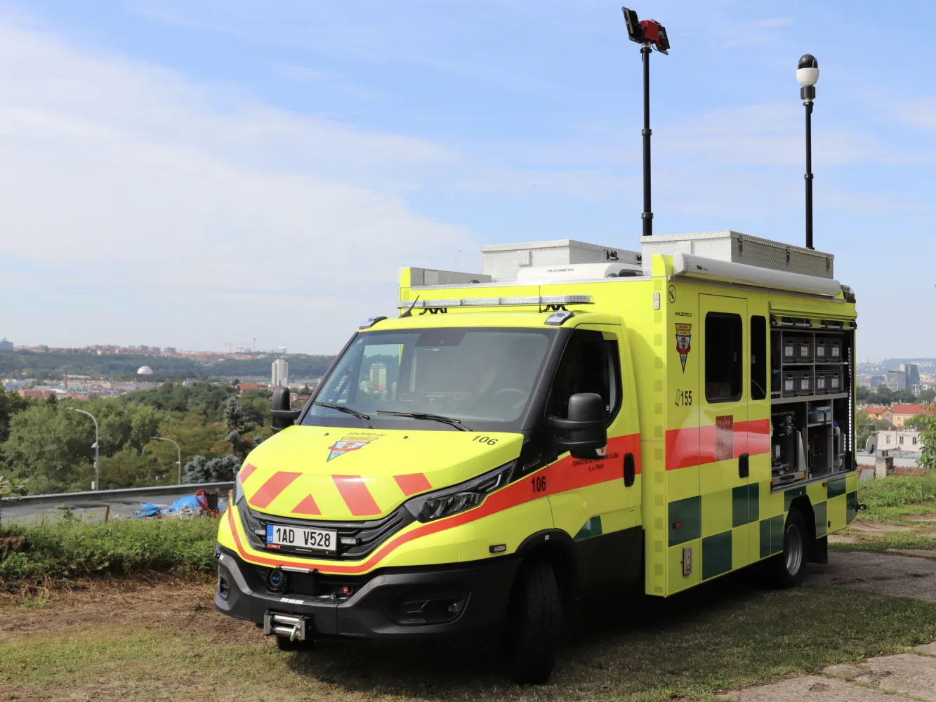 Iveco: dílna, sklad i velitelské centrum v jednom