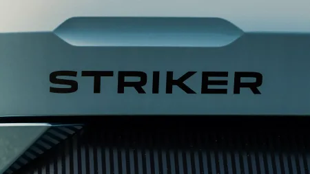 teaser - dacia striker - logo