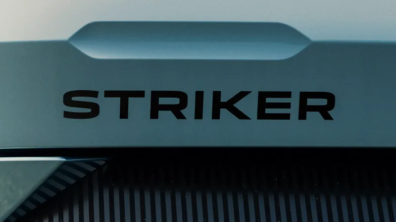 teaser - dacia striker - logo